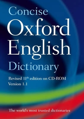 Cd Concise Oxford English Dict