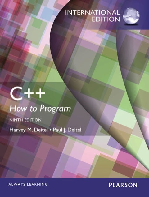C++ How to Program Early Objects Version