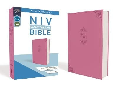 Niv Value Thinline Bible Pink (Imitation Leather)