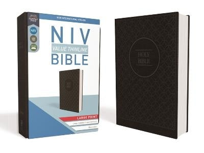 Niv Thinline Bible Gray (Imitation Leather)