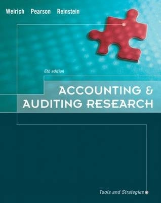 Auditing and Tax Research (Ria Access Card Included) (Cd Included)