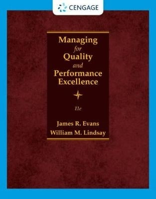Managing for Quality and Performance Excellence (H/C)