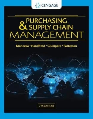 Purchasing and Supply Chain Management (H/C)