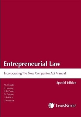 Entrepreneurial Law Incorporating the Companies Manual