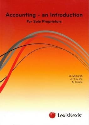 Accounting an Intro for Sole Proprietors