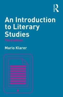 Introduction to Literary Studies (Ref 9780367678289)