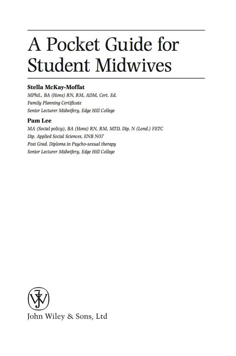 Pocket Guide for Student Midwives
