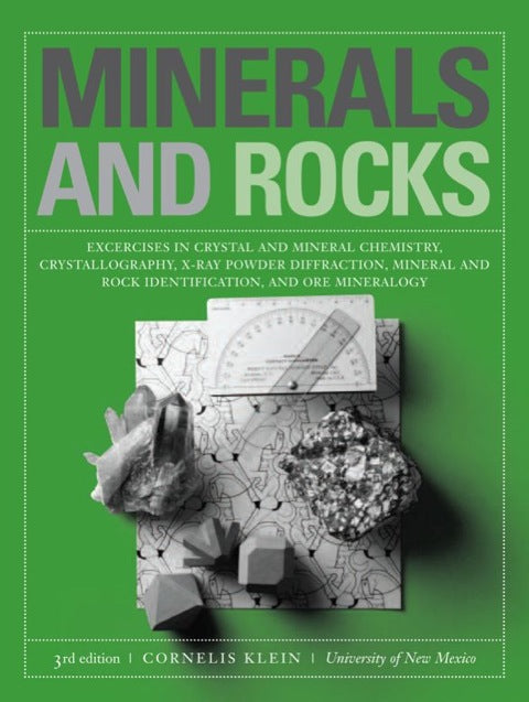 Minerals and Rocks Exercises in Crystal and Mineral Chemistry Crystallography X Ray Powder Diffract