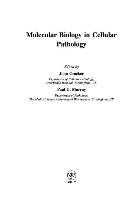 Molecular Biology in Cellular Pathology