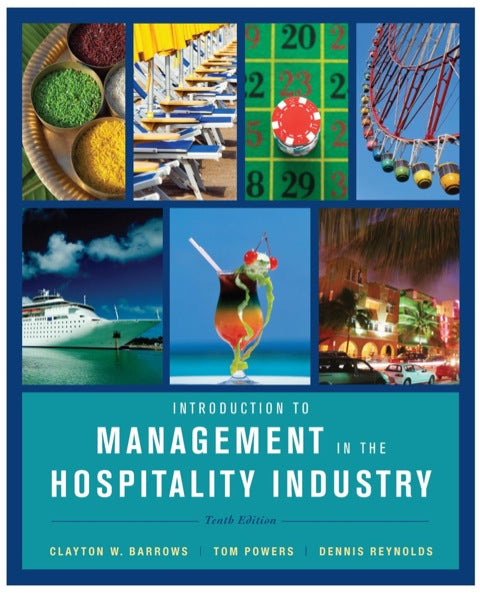 Intro to Management in the Hospitality Industry