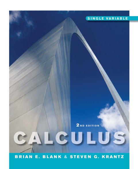Calculus Single Variable (Chapters 1-8)