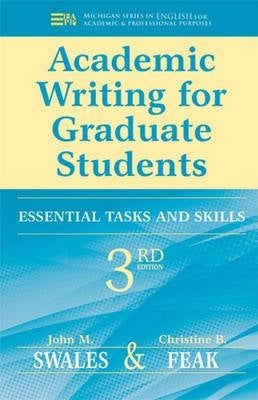 Academic Writing for Graduate Students Essential Skills and Tasks