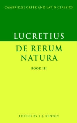 Lucretius De Rerum Natura Liber 3