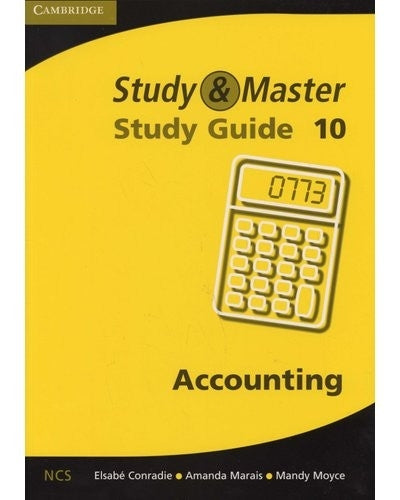 Accounting Gr 10 (Study and Master) (Study Guide)