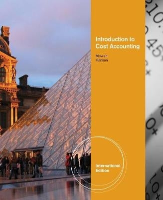 Intro to Cost Accounting
