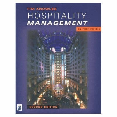 Hospitality Management an Introduction