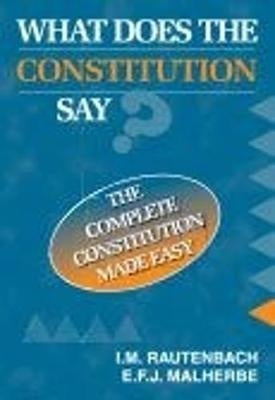 What Does the Constitution Say