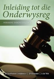 Inleiding Tot Die Onderwysreg