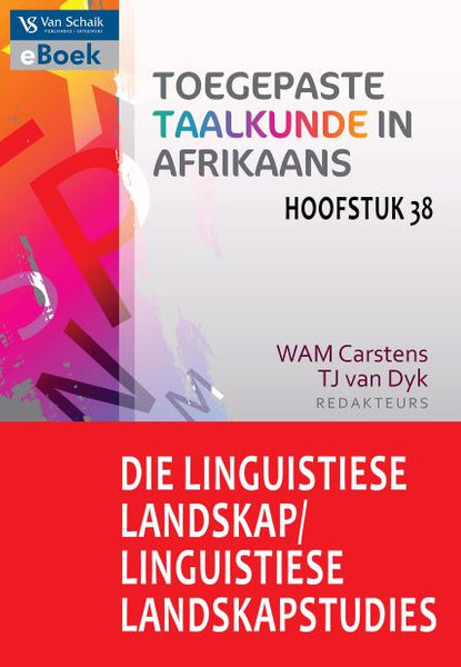 Die Linguistiese Landskap Linguistiese Landskapstudies Toegepaste Taalkunde in Afrikaans (Hoofstuk
