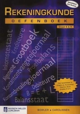 Rekeningkunde Oefenboek Gr 8-9 (Leerdersboek)