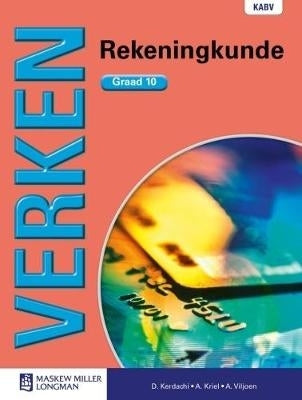 Verken Rekeningkunde Gr 10 (Leerderboek) (Caps)