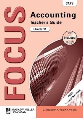 Focus Accounting Gr 11 (Teachers Guide)