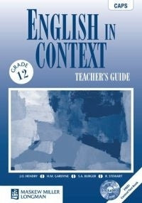 English in Context Gr 12 (Teachers Guide)
