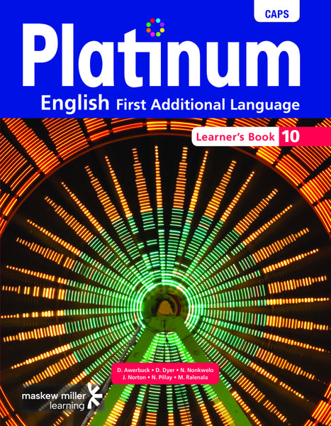 Platinum English First Additional Language Grade 10 Learners Book Epub Perpetual Licence