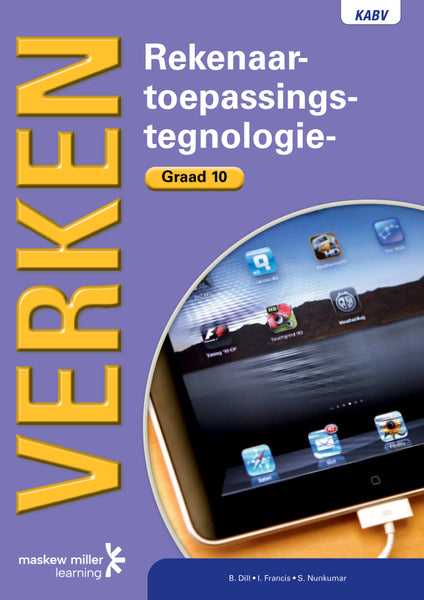 Verken Rekenaartoepassingstegnologie Graad 10 Leerderboek Epub Perpetual Licence
