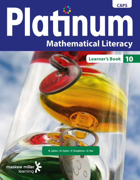 Platinum Mathematical Literacy Grade 10 Learners Book Epub 1-Year Licence
