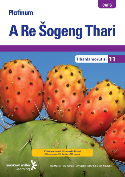 Platinum a Re Sogeng Thari (Sepedi Hl) Gr 11 Teachers Guide (EPDF Perpetual Licence)