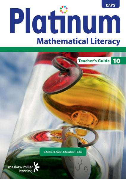 Platinum Mathematical Literacy Gr 10 (Teachers Guide) (EPDF Perpetual Licence)