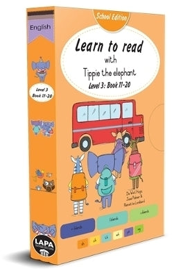 Learn to Read With Tippie the Elephant (Level 3 Books 11 to 20) (Boxset) (School Edition)