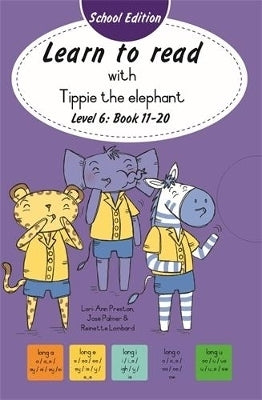 Learn to Read With Tippie the Elephant (Level 6 Book 11 to 20) (Boxset) (School Edition)
