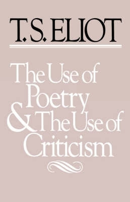 Use of Poetry and the Use of Criticism Studies in the Relation of Paper (H/C)