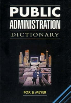 Public Administration Dict