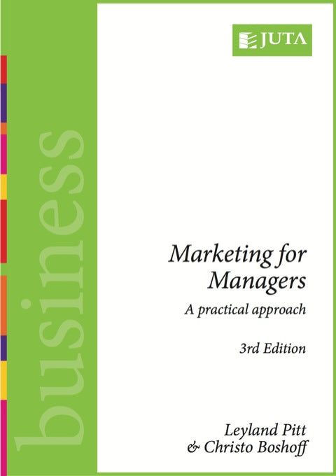 Marketing for Managers a Practical Approach