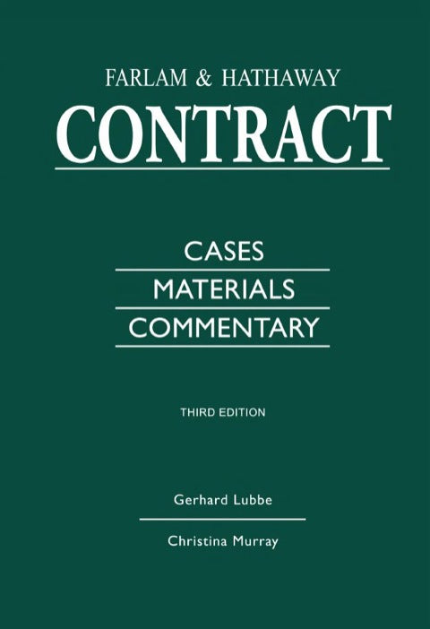 Contract Cases Materials and Commentary