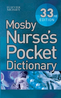 Mosbys Nurses Pocket Dict