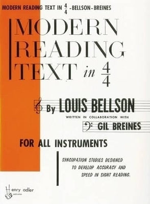 Modern Reading Text in 4 4 for All Instruments