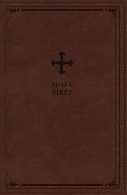 Catholic Bible Nrsv Leathersoft Brown Comfort Print Gift Edition
