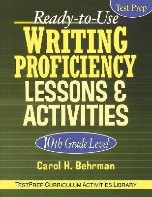 Ready to Use Writing Proficiency Lessons and Activities