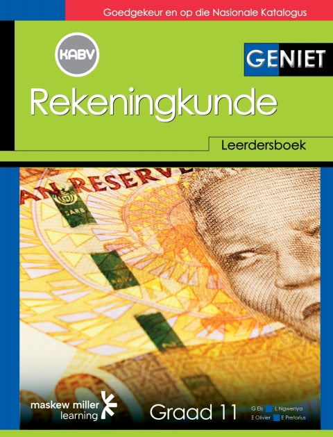 Geniet Rekeningkunde Gr 11 (Leerdersboek) (Caps)