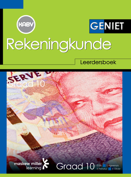 Geniet Rekeningkunde Graad 10 Leerdersboek EPDF Perpetual Licence