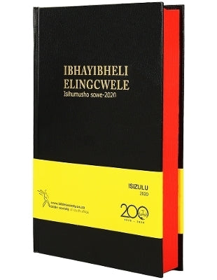 Bible Isizulu 2020 Medium Size Black Hardcover Red Edged