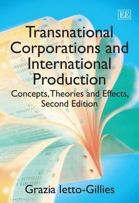 Transnational Corporations and International Production Concepts Theries and Effects