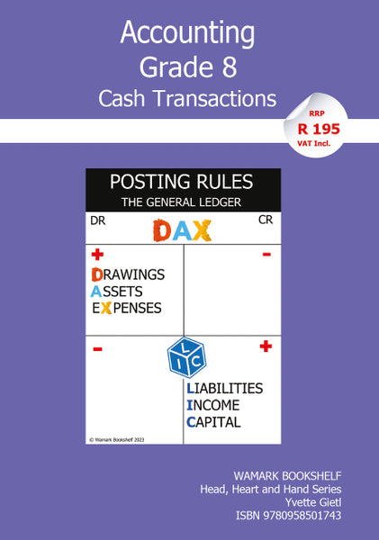 Accounting Cash Transactions Gr 8 (Licence 365 Days Only)