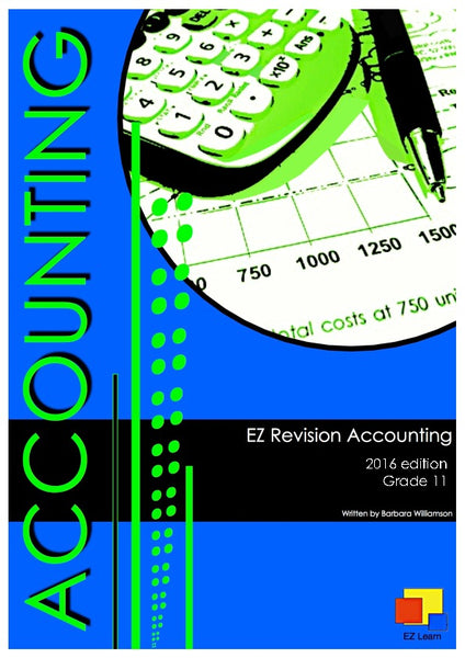 Ez Revision Accounting Grade 11