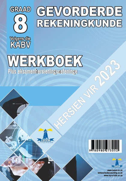Gr 8 Gevorderde Rekeningkunde Werkboek