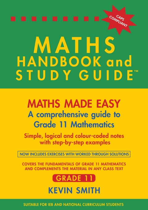 Maths Handbook and Study Guide Gr 11